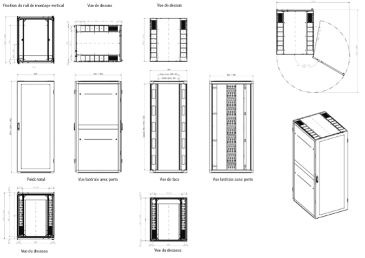 Plan Baie Nexpand Minkels Legrand datacenter